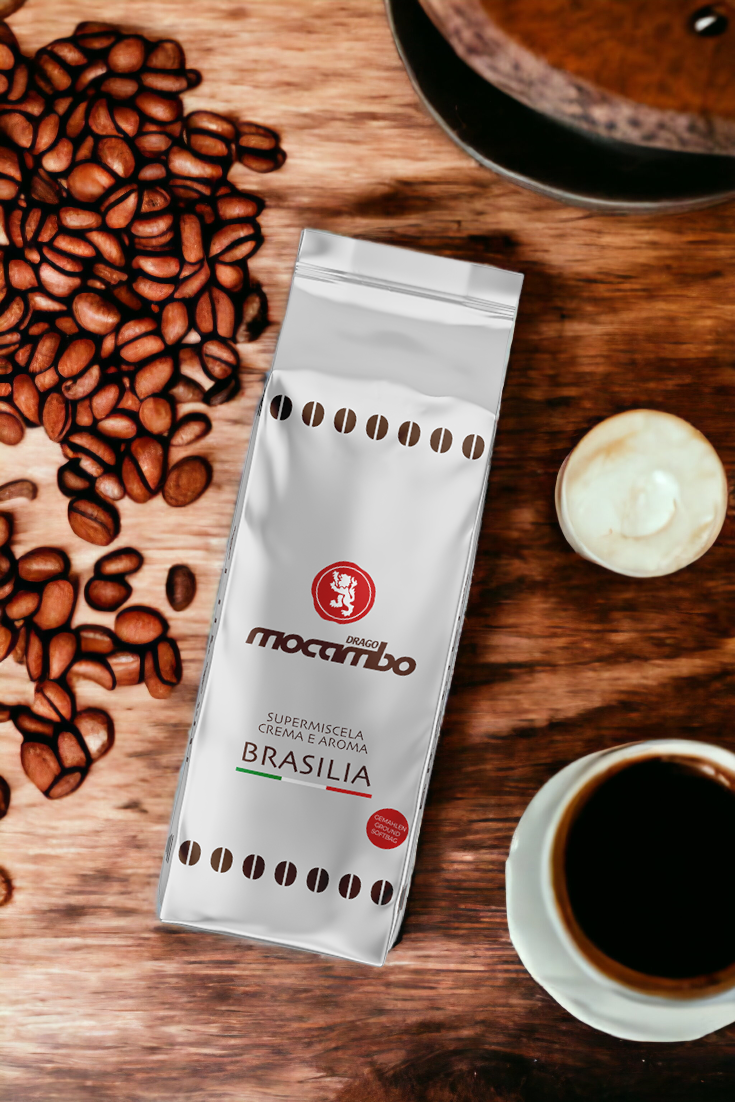Drago Mocambo Dark Roast Caffé Brasilia Gemahlen